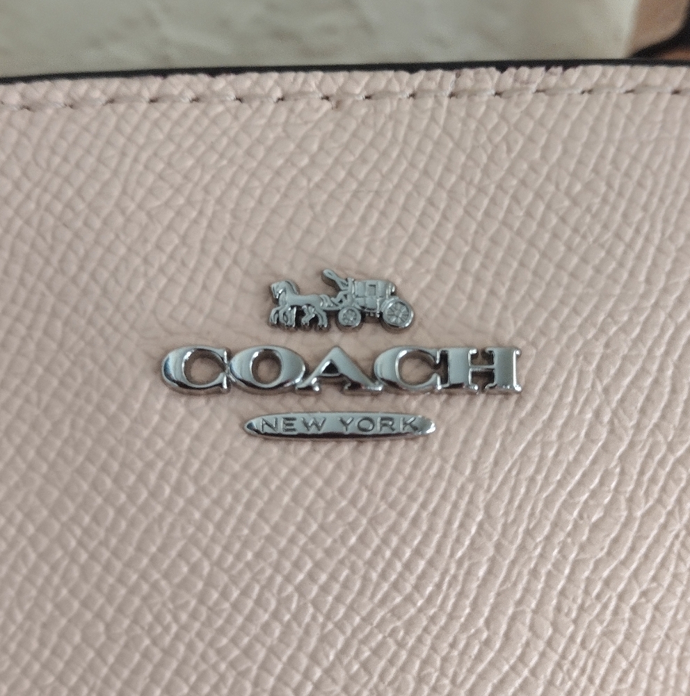 Coach Mini Sage Carryall  Light Pink Satchel with Chain Strap - Picture 10 of 13